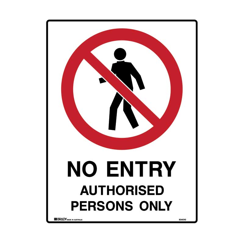 Authorised Personnel Only Sign Meaning