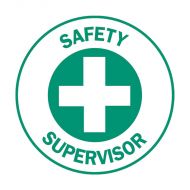 49564 Hard Hat Label - Safety Supervisor