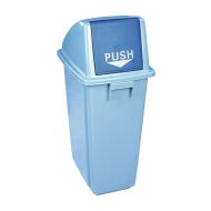 Value Waste Bin With Snap On Lid, 60L
