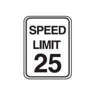 832055 Speed Limit Sign - Speed Limit 25 