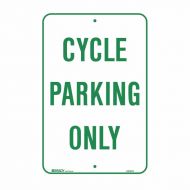 832674 Parking & No Parking Sign - Cycle Parking Only 