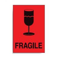 Shipping Labels - Fragile W/ Glass Picto