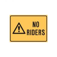 838226 Small Stick On Labels - No Riders 