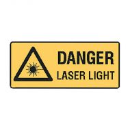 841635 Warning Sign - Danger Laser Light 