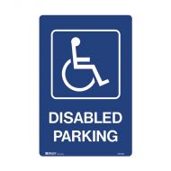 842283 Accessible Traffic & Parking Sign - Disabled Parking Portrait 