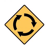 843055 Regulatory Traffic Sign - Roundabout Symbol 