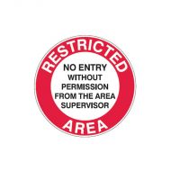 845340 Floor Sign - No Entry Without Permission.jpg