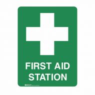 845691 Emergency Information Sign - First Aid Station 