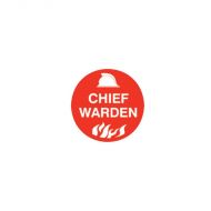 845734 Hard Hat Specialty Emblems - Chief Warden