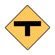 846104 Regulatory Traffic Sign - T Junction Symbol 