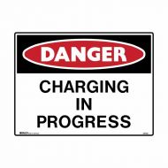 847942 Mining Site Sign - Danger Charging In Progress 