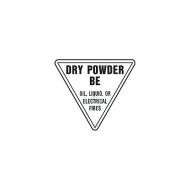 848066 Fire Equipment Sign - Dry Powder BE 