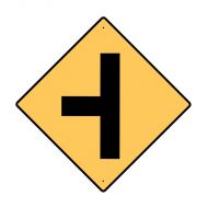 851465 Regulatory Traffic Sign - Left Sign T Junction Symbol 