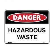 PF843612 Danger Sign - Hazardous Waste 