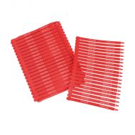 Stock Poly-Lok Plastic Seals Red