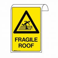 861128 Scaffolding Sign - Fragile Roof 