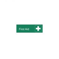 863082 Engraved Office Sign - First Aid + Symbol 