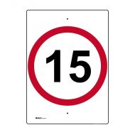 Speed Limit Sign - 15  