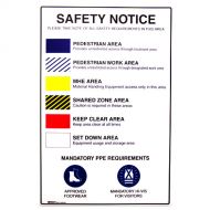 PF875422 Semi-Custom Floor Marking & PPE Requirement Signs 