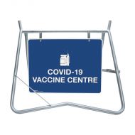COVID-19 Vaccine Centre Sign & Swing Stand Kit