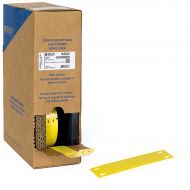 Bulk Linerless B-7643 cable tags for M611, M610 and M710 - 250 Tag(s)/Roll, 15.00 mm (W) x 75.00 mm (H), Yellow