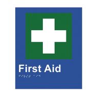 Braille Sign - First Aid