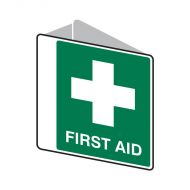Emergency Information Sign - First Aid (Polypropylene) H225mm x W225mm