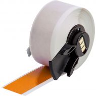 All Weather Permanent Adhesive Vinyl Label Tape for M6 & M7 Printers - 25.40 mm (W) x 15.24 m (L), Orange