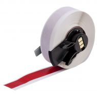 All Weather Permanent Adhesive Vinyl Label Tape for M6 & M7 Printers - 12.70 mm (W) x 15.24 m (L), Red