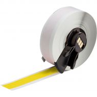 All Weather Permanent Adhesive Vinyl Label Tape for M6 & M7 Printers - 12.70 mm (W) x 15.24 m (L), Yellow