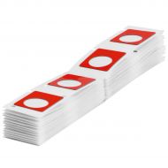 M710 Label Printer Labels - 100 Label(s)/Box, 30.00 mm (W) x 40.00 mm (H), Red