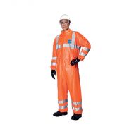 PF-878049 DuPont Tyvek 500HV High Visibilty collared coverall