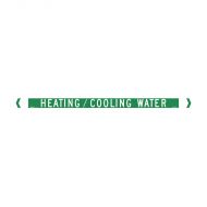 PF830999 Pipemarker - Heating-Cooling Water