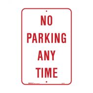 PF832011 Parking & No Parking Sign - No Parking Any Time 