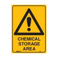 PF832293 Warning Sign - Chemical Storage Area 