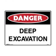 PF832446 Danger Sign - Deep Excavation 