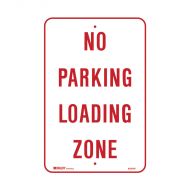 PF832556 Parking & No Parking Sign - No Parking Loading Zone 