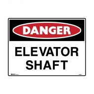 PF832573 Danger Sign - Elevator Shaft 