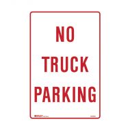 PF832595 Parking & No Parking Sign - No Truck Parking 