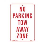 PF832612 Parking & No Parking Sign - No Parking Tow Away Zone 