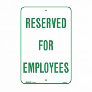 PF832669 Parking & No Parking Sign - Reserved For Employees 