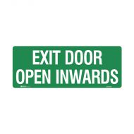 PF832747 Exit Sign - Exit Door Open Inwards 