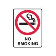 PF833326 Small Stick On Labels - No Smoking 