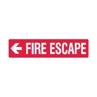 PF833462 Fire Equipment Sign - Fire Escape 