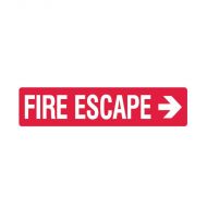 PF833463 Fire Equipment Sign - Fire Escape 
