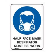 PF835030 Mandatory Sign - Half Face Mask Respirator Must Be Worn 