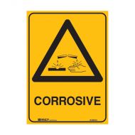 PF835107 Warning Sign - Corrosive 