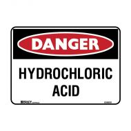 PF835299 Danger Sign - Hydrochloric Acid 