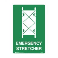 PF835328 Emergency Information Sign - Emergency Stretcher 