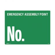 PF83560 Emergency Information Sign - Emergency Assembly Point No. 